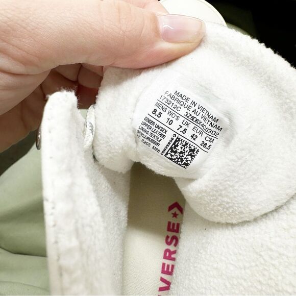 Converse All Terrain Leather Boot Pink Laces Hightop Sneakers Size 10 - Picture 11 of 11